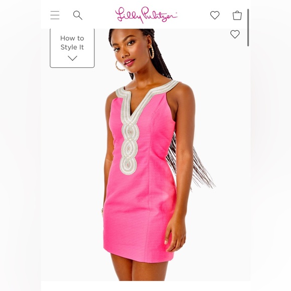 Lily Pulitzer calling shift size 8 nwt - Picture 2 of 3